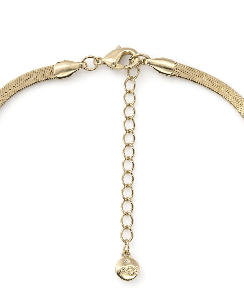 And Now This Cubic Zirconia Rectangular Stone Station Necklace