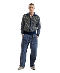 Desigual Men's Retro zipper sweater