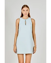 English Factory Women's Textured Mini Dress