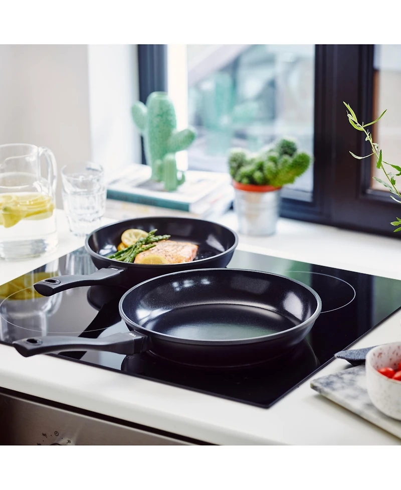 Alva 2pc Nonstick Ceramic Frying Pan Set – Chemical-Free, Ultra-Durable, Stress-Free Cleanup
