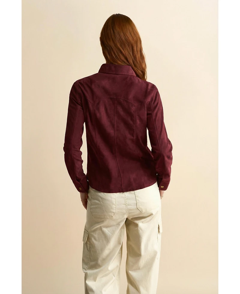 Furniq Uk Women's Suede Jacket