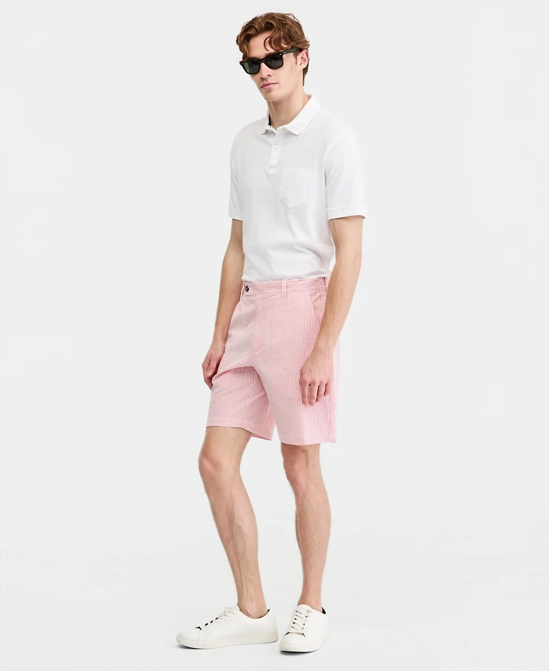 Club Room Men's Seersucker Shorts, Created for Macy's - Suit