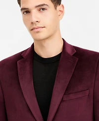 Bar Iii Men's Slim-Fit Velvet Sport Coat, Macy's Exclusive