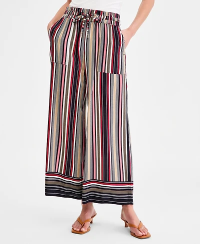Nautica Women's Striped Pull-On Pants