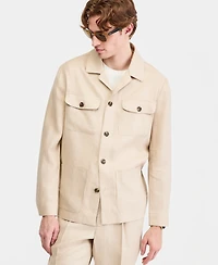 Club Room Men's Linen Safari Jacket, Macy's Exclusive