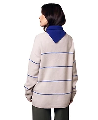 Celtic & Co. Women's Split Hem Slouch Funnel Neck Jumper