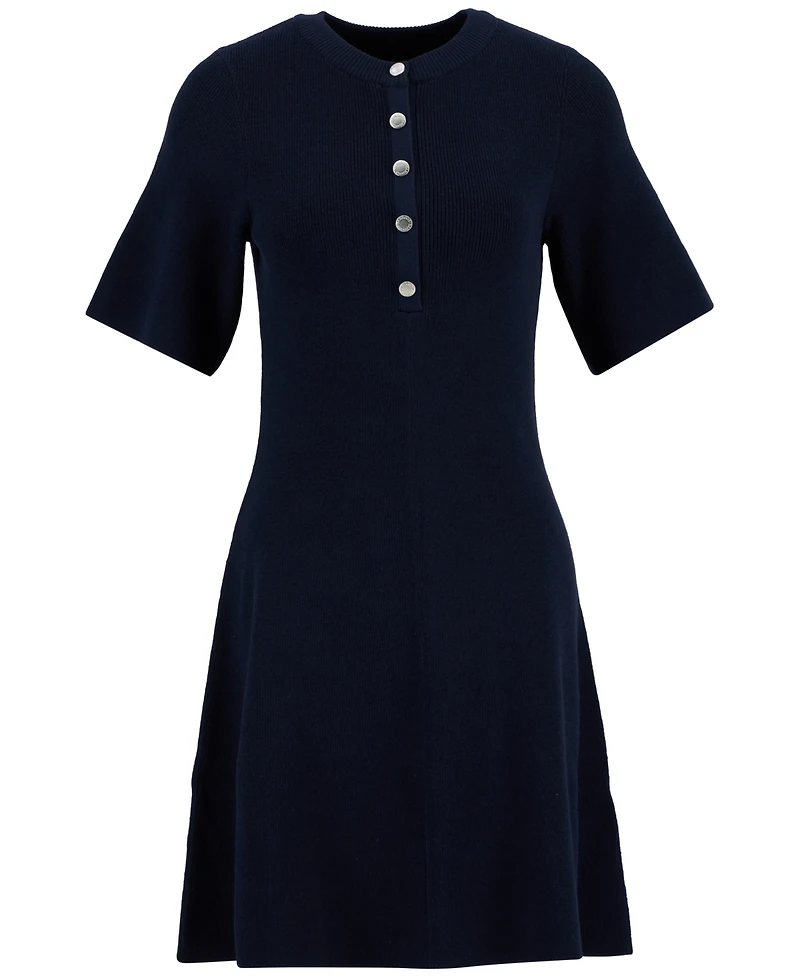 Barbour Women's Camille Knitted Short-Sleeve Dress