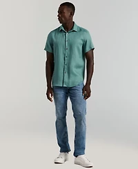 Perry Ellis Men's Solid Linen Shirt