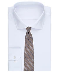 B by Brooks Brothers Men's Classic Stripe Pattern Tie
