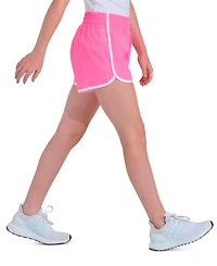 adidas Girls' 8-16 Waistband Woven Pacer Shorts