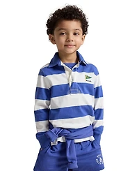 Polo Ralph Lauren Boys' 2-7 Striped Long-Sleeve Rugby Shirt