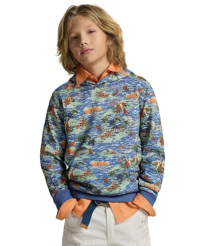 Polo Ralph Lauren Boys' 8-20 Tropical-Print Hoodie