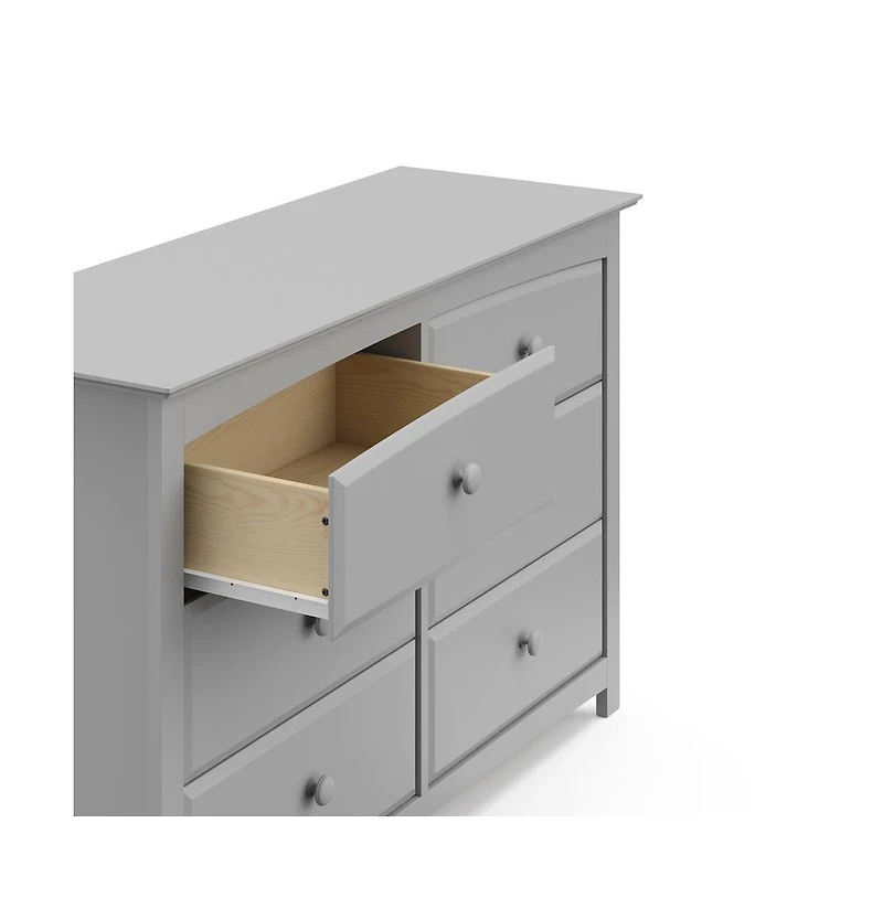 Storkcraft Portofino 5-in-1 Convertible Crib and Changer - Gray