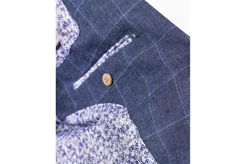 Tailorbyrd Men's Melange Yarn Dye Windowpane Sport Coat