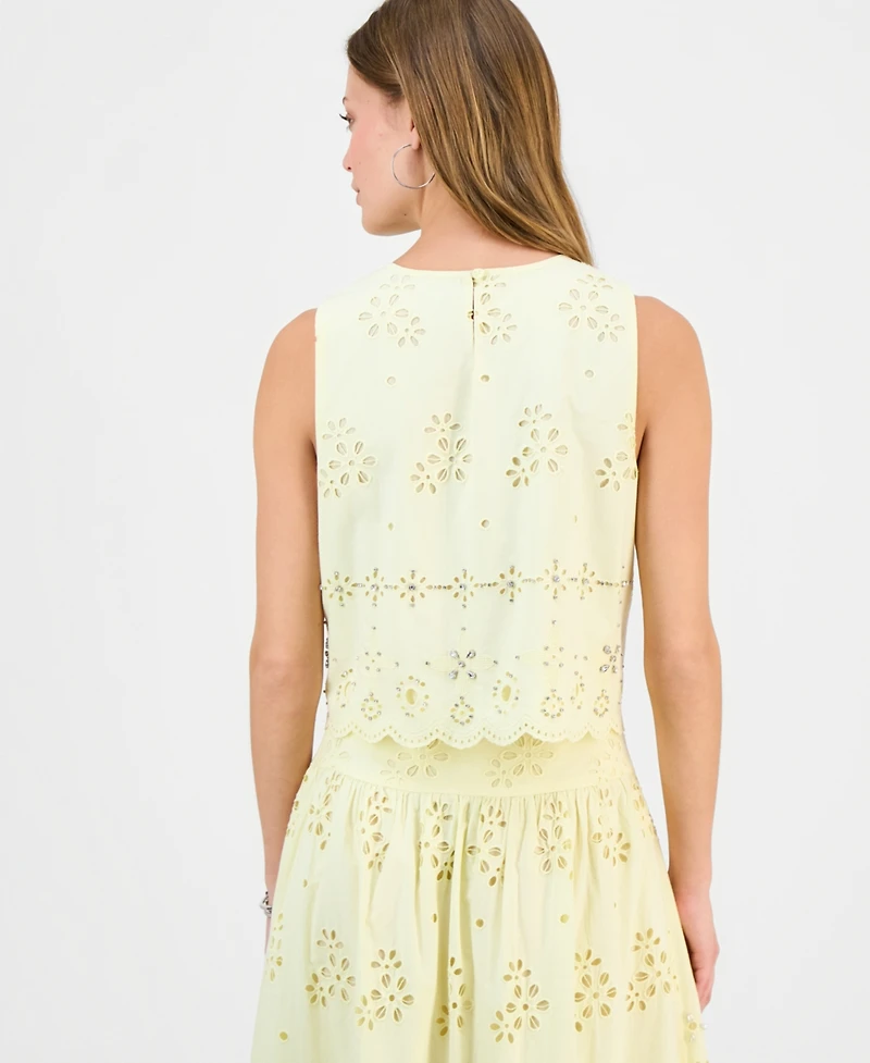 I.n.c. International Concepts Petite Sleeveless Crystal Top, Macys Exclusive