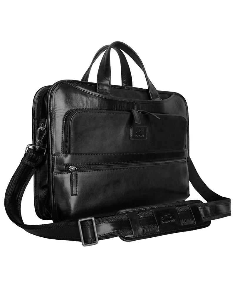 Mancini Men's Laptop Briefcase