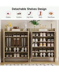 Rainsken Rattan Shoe Cabinet