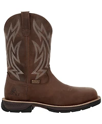 Rocky Men's Ride Lte Carbon Toe Western Boot
