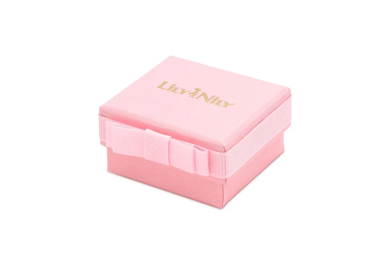 Lily Nily Girls Purple Enamel Heart Necklace in 14K Gold over Sterling Silver