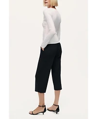 Nocturne Women's Draped Detail Long Sleeve Top