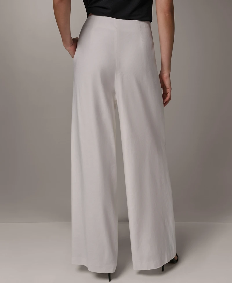 Donna Karan New York Women's Pleated Wide-Leg Pants
