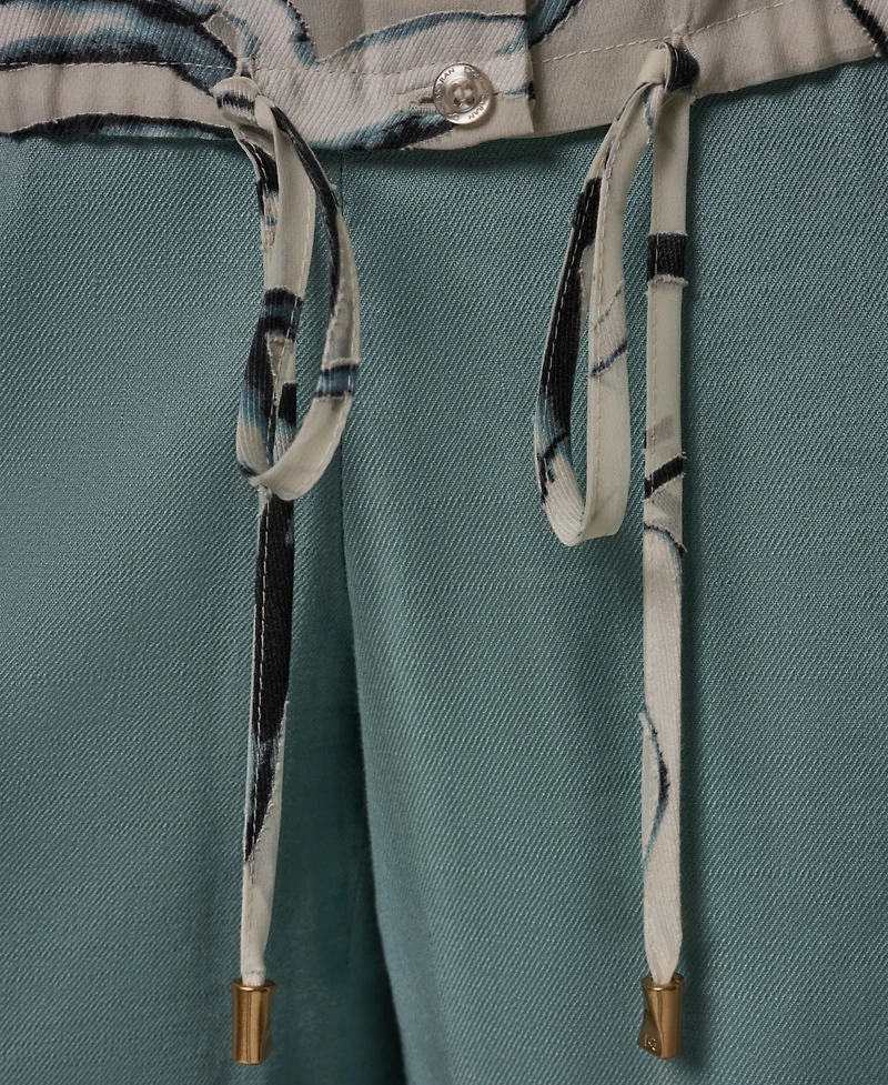 Donna Karan New York Women's Long-Sleeve Printed Shirt