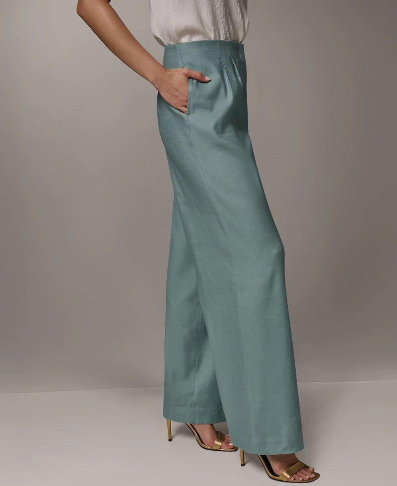 Donna Karan New York Women's Pleated Wide-Leg Pants