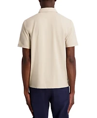 Karl Lagerfeld Paris Men's Regular-Fit Short-Sleeve Spread Collar Polo T-Shirt