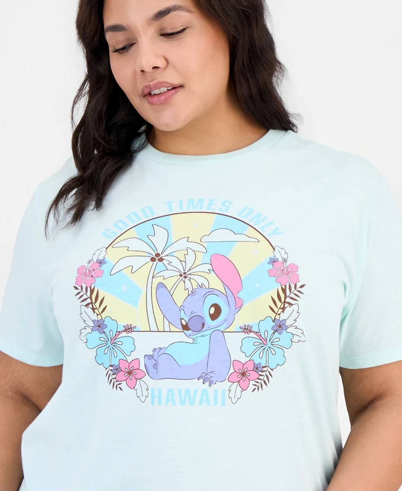 Disney Trendy Plus Good Times Stitch Crewneck Tee