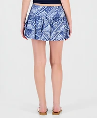 Sincerely Jules Juniors' Tiered Drawstring Mini Skort