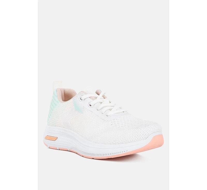 synthia contrasting chunky sneakers