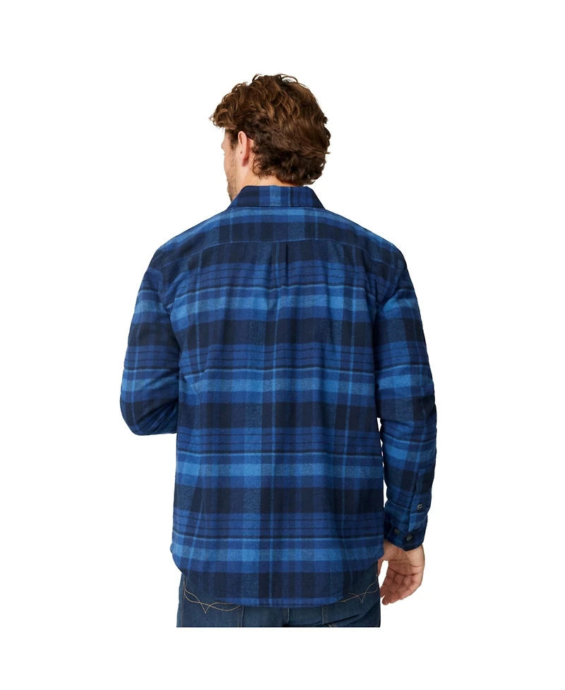 Free Country Men's Easywear Ii Fleece Lined Flannel Shirt