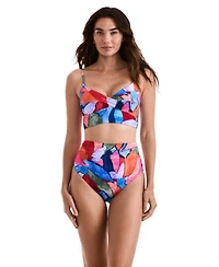 Mimi Flamingo Jamie Midkini High Waist Bottoms Jamie Printed Tankini Top