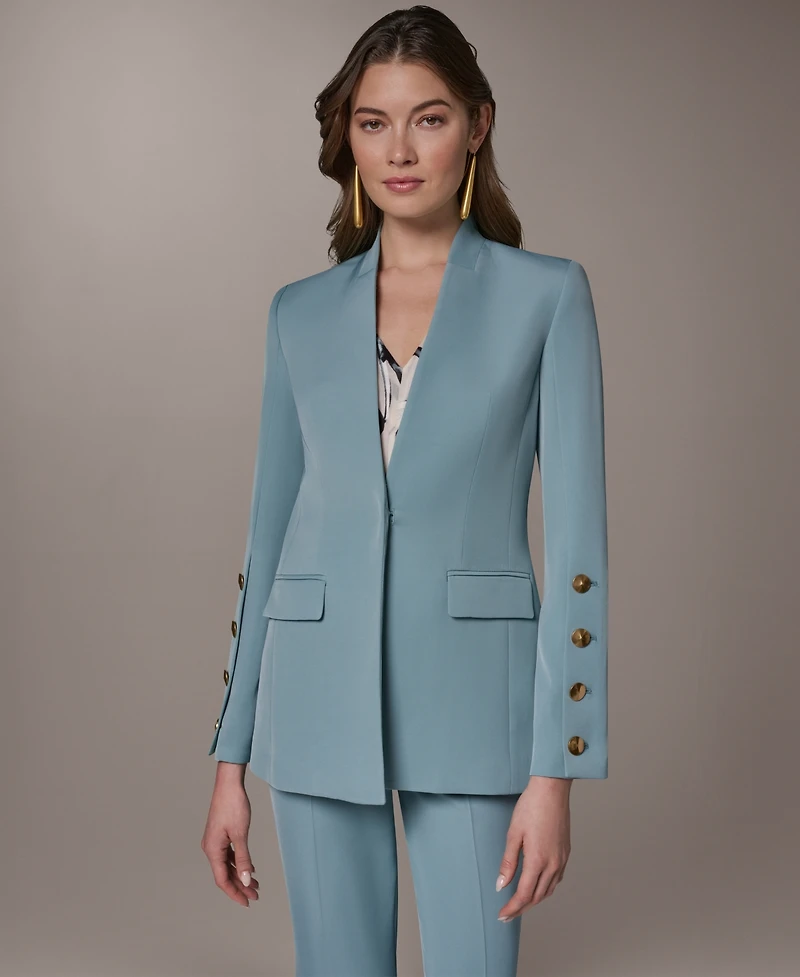 Donna Karan New York Petite Collarless Blazer