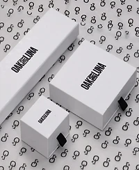 Oak & Luna Mini Signature Initial Huggie Earrings