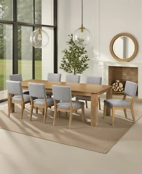 Selby 9-Pc. Dinning Set (1 Dining Table + 8 Chairs)