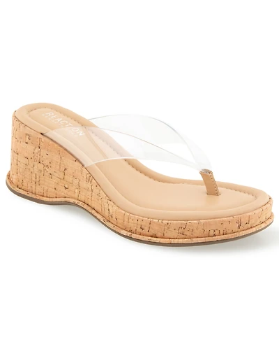 Kenneth Cole Reaction Women's Rixton Wedge Thong Sandals