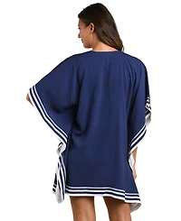 La Blanca Women's Mariner Blooms Printed Cover-Up Caftan