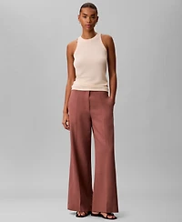 Calvin Klein Women's Viscose Sleeveless Crewneck Tank Top