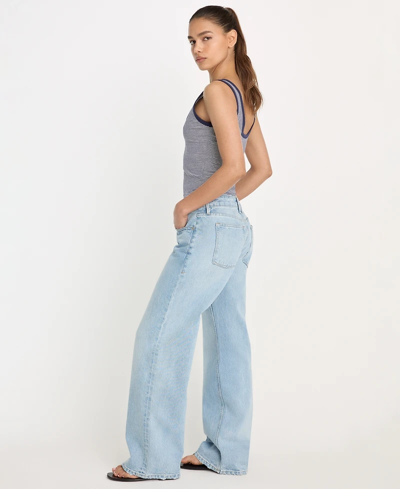 Good American Women's Vintage Low-Rise Jeans