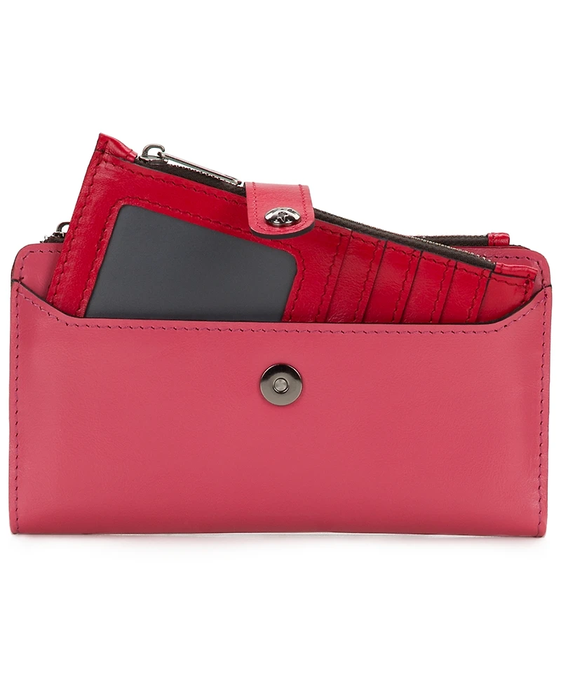 Patricia Nash Paladina Leather Zip Wallet