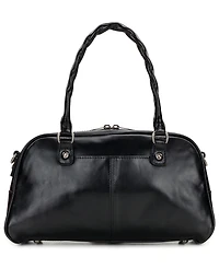 Patricia Nash Pomezia Large Leather Crossbody Satchel Bag