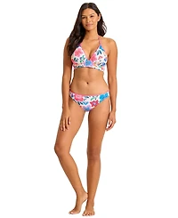 Tommy Bahama Women's V-Neck Printed Swim Top