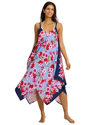Tommy Bahama Women's Chambray Scarf Swim Dress
