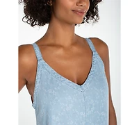 Liverpool Los Angeles Women's Wide-Leg Cropped Jumpsuit