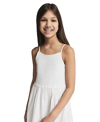 Calvin Klein Girls' 7-16 Smocked Sundress