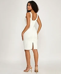 Seni & Cade Juniors' Scoop Neck Sleeveless Dress