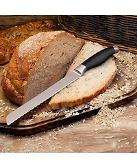 Zulay Kitchen Serrated Bread Knife - Stainless Steel for Homemade Bread, Cake, Bagel