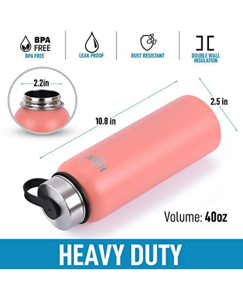 Hydration Nation Thermo Stainless Steel Vacuum Insulated Water Bottle