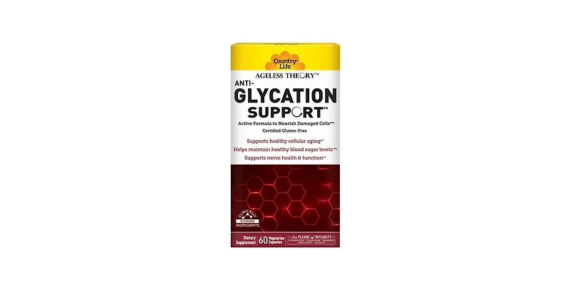 Country Life Anti Glycation Support ,60 Vegetarian Capsules